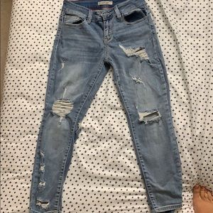 Distressed jeans. Brand new